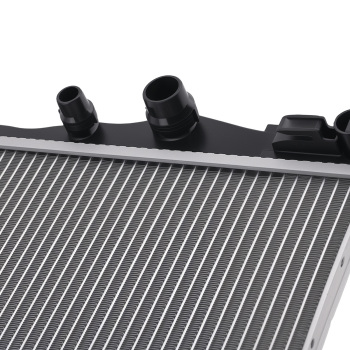 Aluminum Coolant Radiator compatible for Ford Mustang 3.7L 5.0L 2015-2017 Q13486 Direct Fit