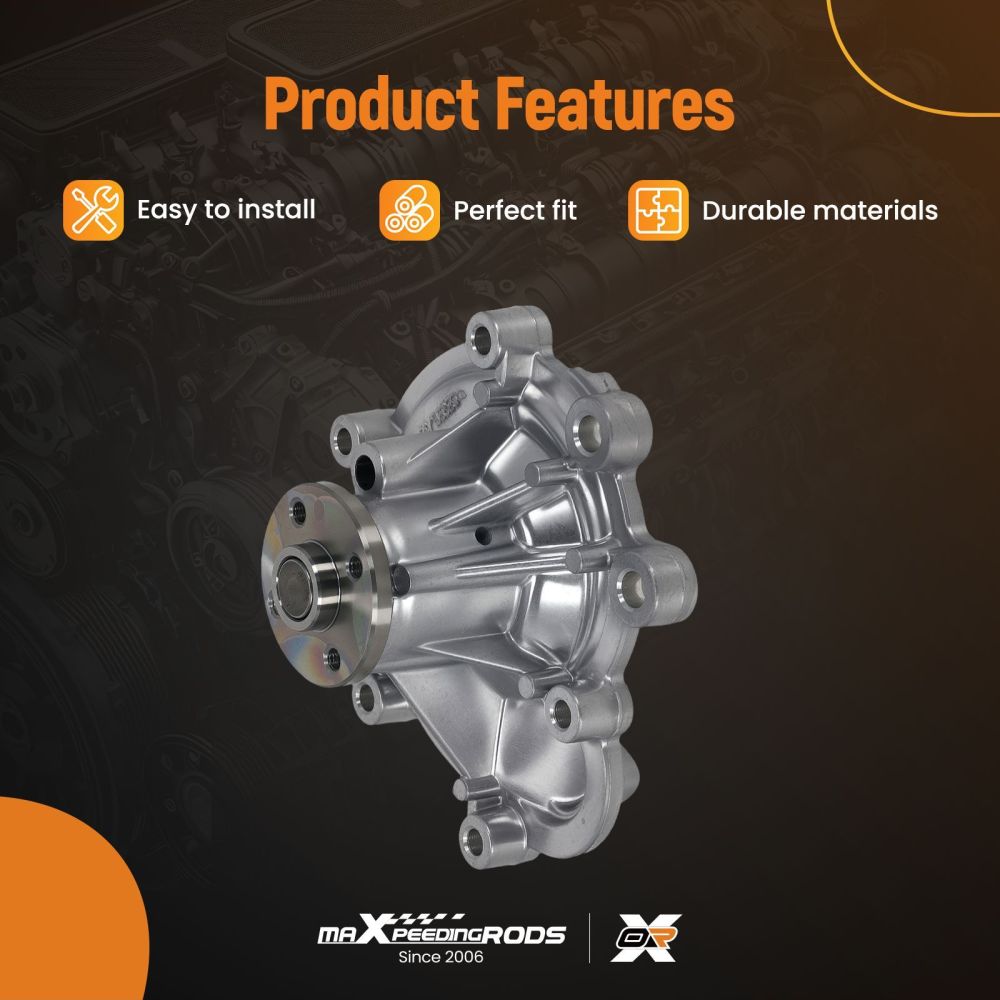 Coolant Water Pump Assembly compatible for Mercedes-Benz C250 W205 1.8L 2012-2015 147-2350