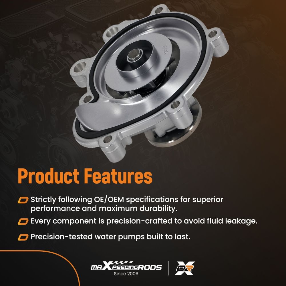 Coolant Water Pump Assembly compatible for Mercedes-Benz C250 W205 1.8L 2012-2015 147-2350