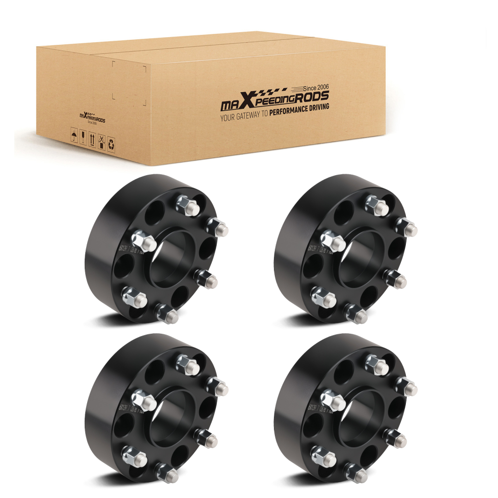 2 Inch Wheel Spacers compatible for Chevy Express compatible for GMC Savana 6x5.5 M14x1.5 2003-2016