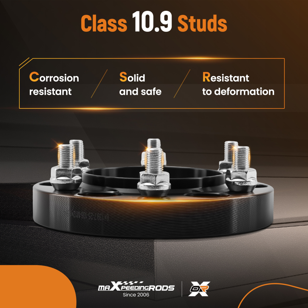 2 Inch Wheel Spacers compatible for Chevy Express compatible for GMC Savana 6x5.5 M14x1.5 2003-2016