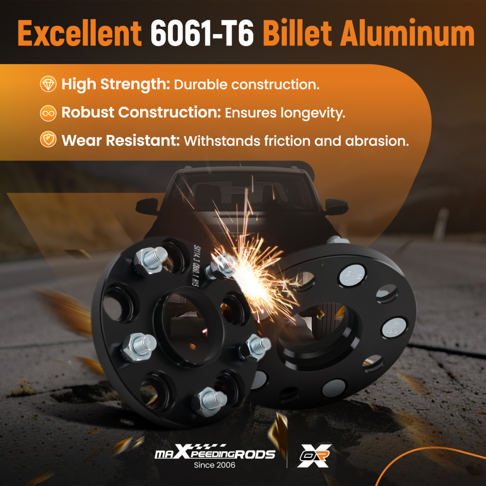 2x 15mm Hub Centric Spacers compatible for Lexus GS450h GS460 5x114.3 60.1mm M12x1.5