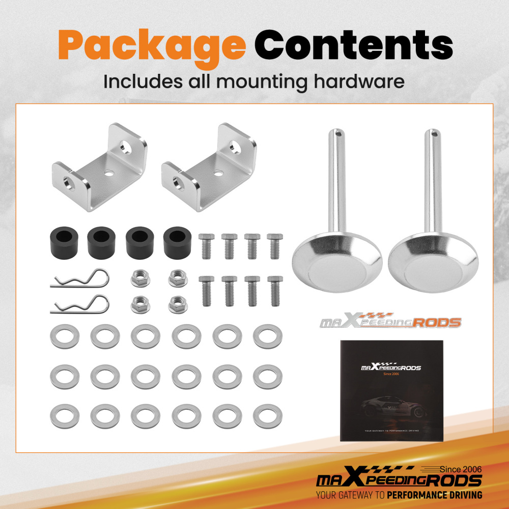 1 PAIR ATV Plow Mount compatible for Arctic Cat 400 500 650 700 2002-2014 Steel Zinc Plated