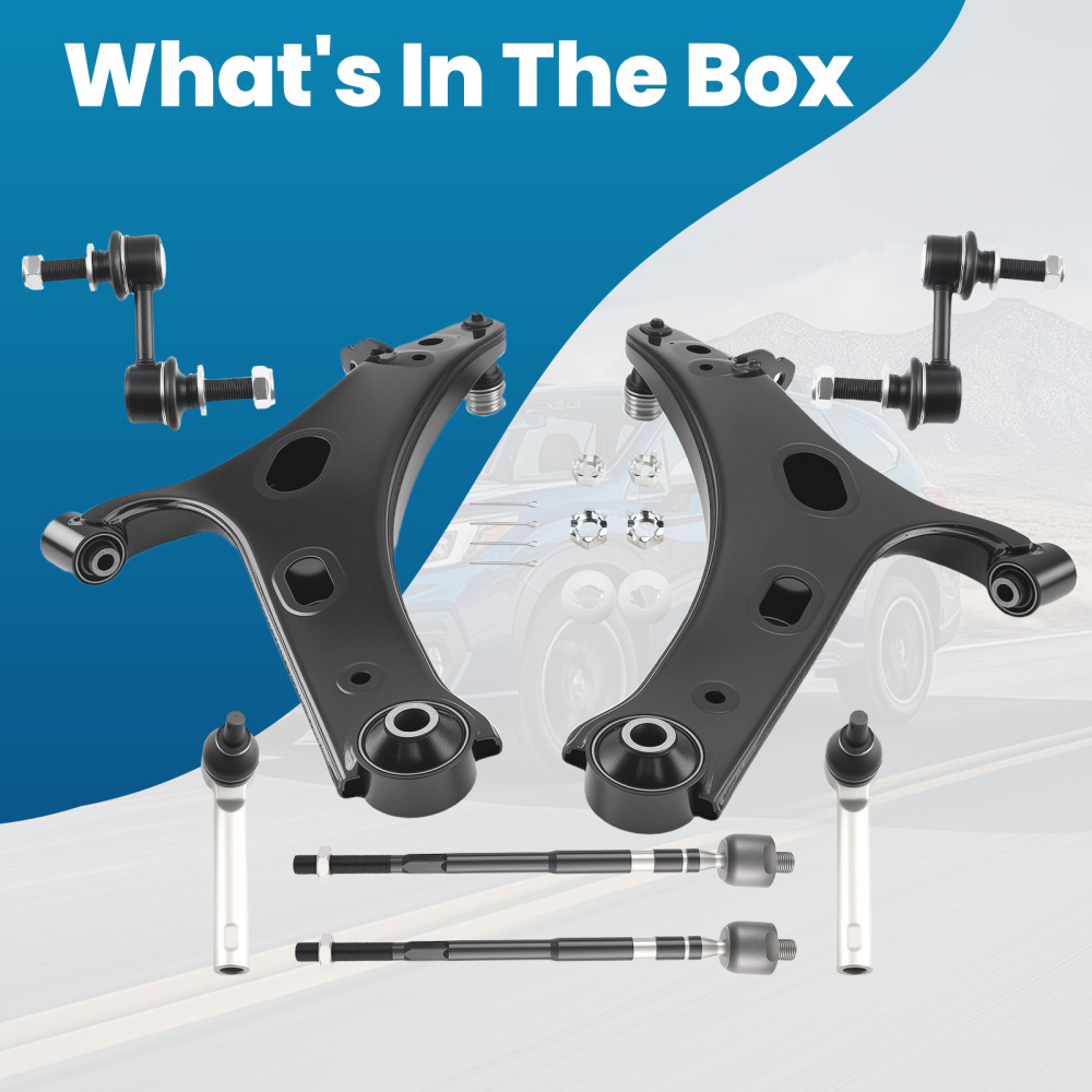8x Front Lower Left Right Control Arm Sway Bar End Link compatible for Forester 2014-2018