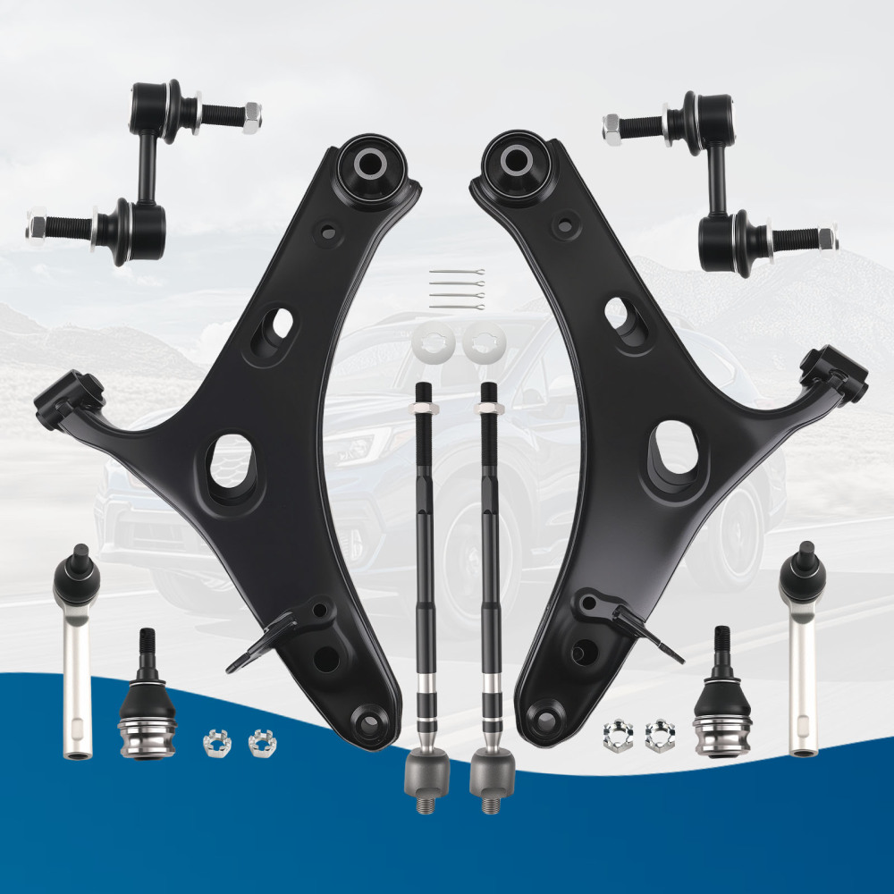 8x Front Lower Left Right Control Arm Sway Bar End Link compatible for Forester 2014-2018