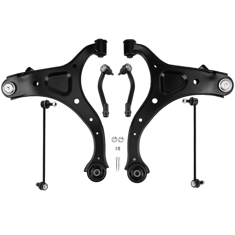 6x Front Lower Control Arm + Sway Bar End Link For Santa Fe Sorento 10 11 12 13