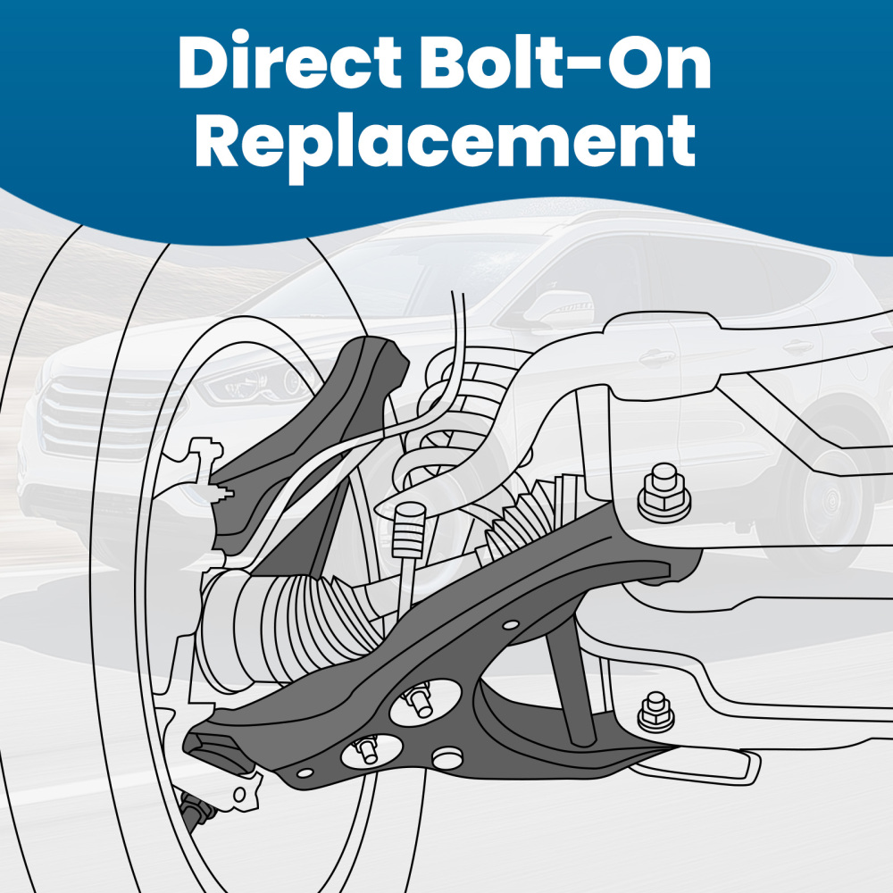 6x Front Lower Control Arm + Sway Bar End Link For Santa Fe Sorento 10 11 12 13