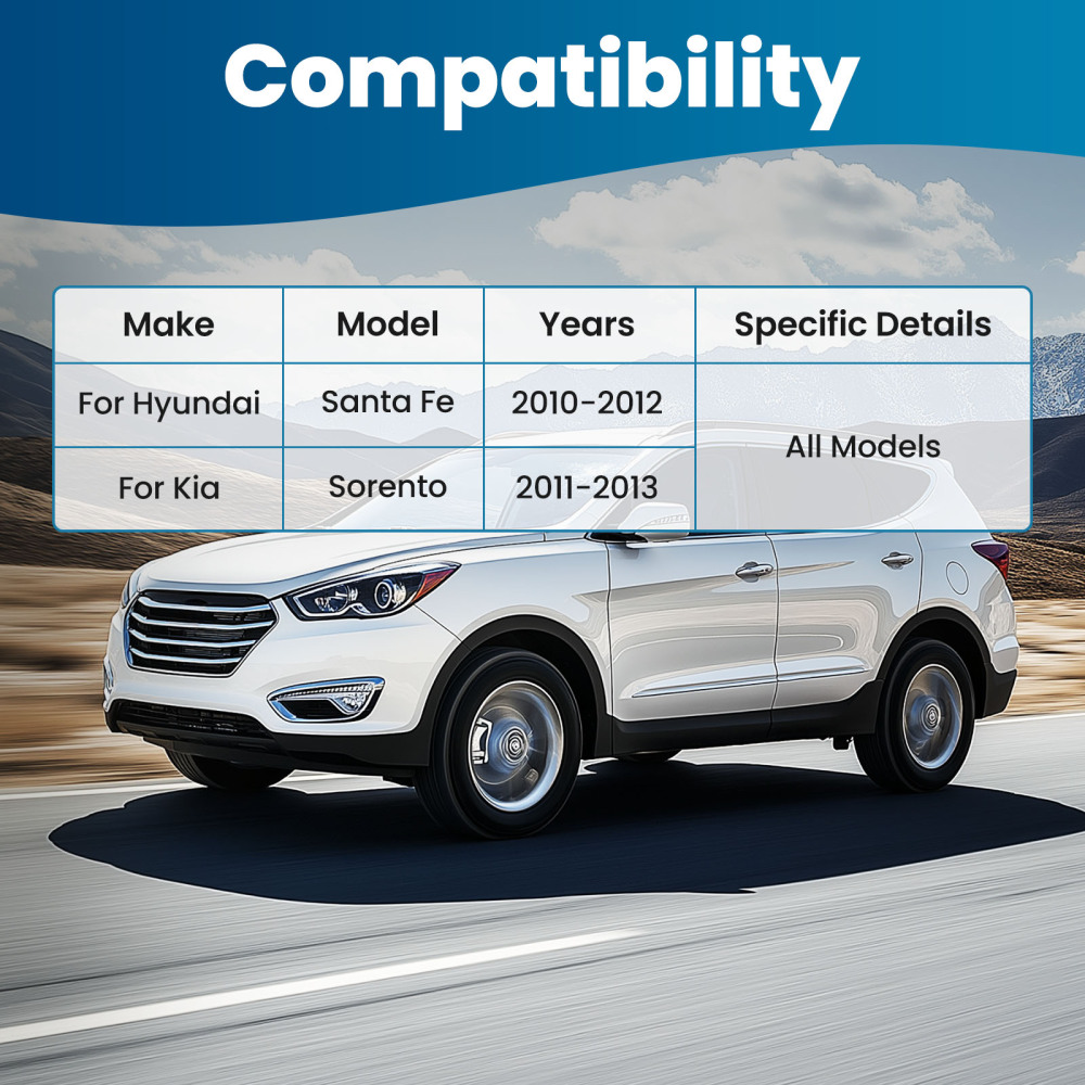 6x Front Lower Control Arm + Sway Bar End Link For Santa Fe Sorento 10 11 12 13