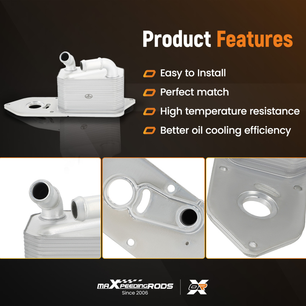 Engine Oil Cooler compatible for Ford Transit Custom V362 2.0 EcoBlue 2015-2023 GK2Q6A642AB