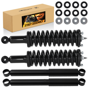 maXpeedingrods Front StrutsRear Shock Absorbers Compatible for Toyota Tacoma 1995-2004, Complete Struts with Coil Spring Assembly