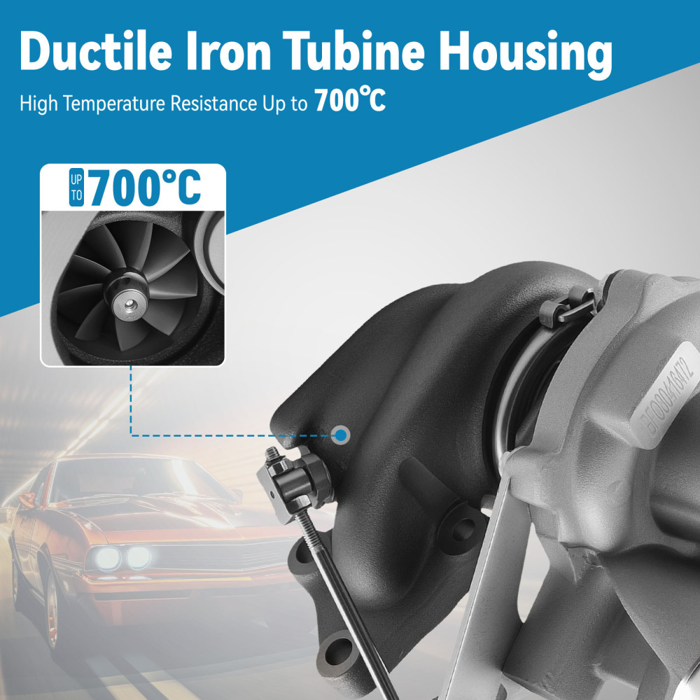 BFO K03-0469 Left Turbocharger compatible for Ford F-150 3.5L EcoBoost 2013-16 53039880469