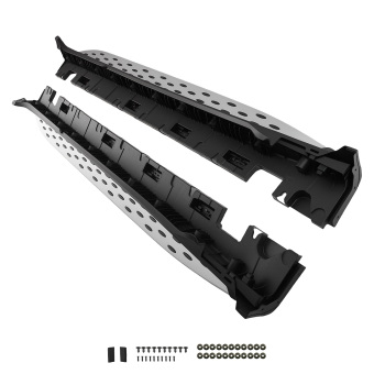 Aluminum Side Steps Bars compatible for Mercedes X253 GLC250 GLC300 GLC43 2016-2022