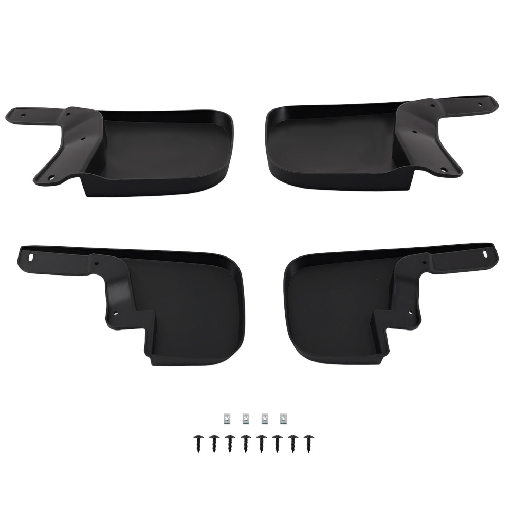 4PC Mud Flaps Set compatible for Chevrolet Colorado GMC Canyon 2015-2022 23278169 Black