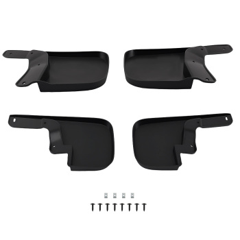 4PC Mud Flaps Set compatible for Chevrolet Colorado GMC Canyon 2015-2022 23278169 Black