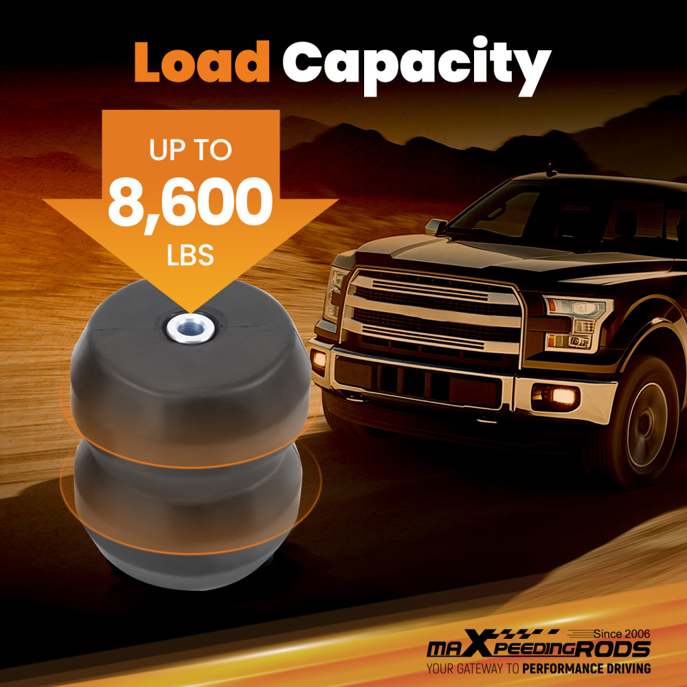 Rear Suspension Helper Spring Kit compatible for Ford F-250 Super Duty 2WD 4WD 2011-2016