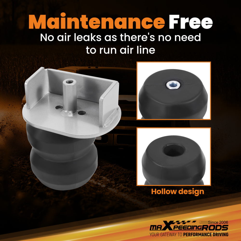 Rear Suspension Helper Spring Kit compatible for Ford F-250 Super Duty 2WD 4WD 2011-2016