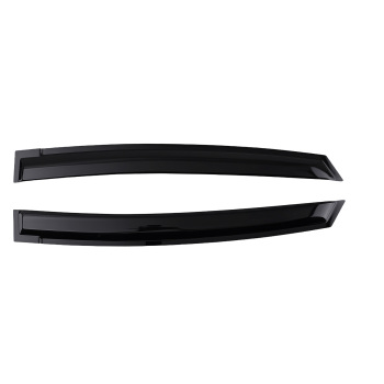 Exterior Wind Deflectors Rain Guards compatible for Toyota Prius MK3 2010-2015 Black Tinted