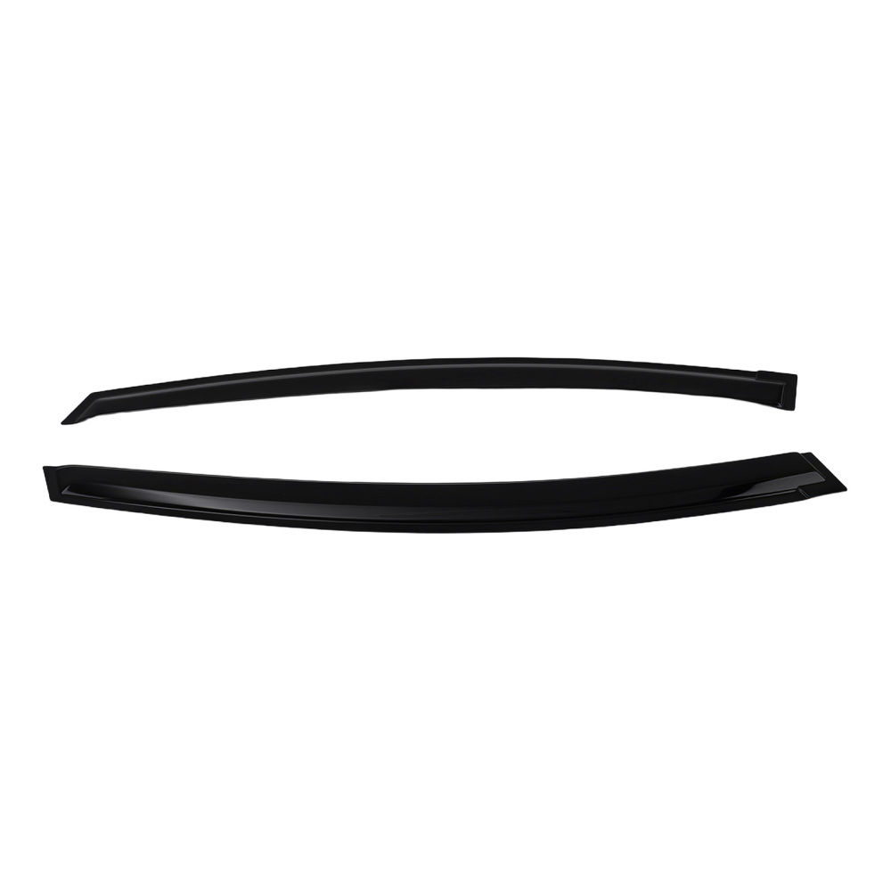 Exterior Wind Deflectors Rain Guards compatible for Toyota Prius MK3 2010-2015 Black Tinted