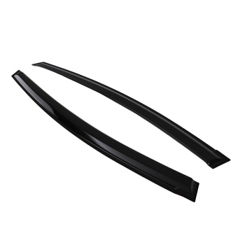 Exterior Wind Deflectors Rain Guards compatible for Toyota Prius MK3 2010-2015 Black Tinted