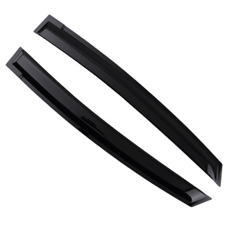 Exterior Wind Deflectors Rain Guards compatible for Toyota Prius MK3 2010-2015 Black Tinted