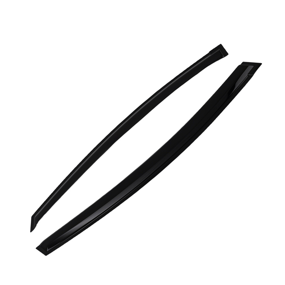 Exterior Wind Deflectors Rain Guards compatible for Toyota Prius MK3 2010-2015 Black Tinted