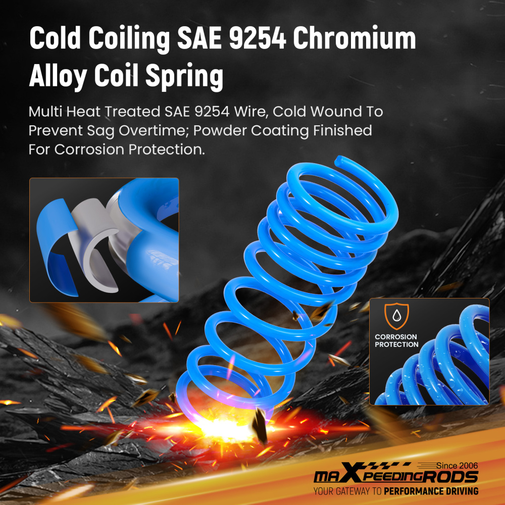 MaXpeedingrods Lowering Springs Drops 2 compatible for Honda Accord 08-12 compatible for Acura TSX 10-14