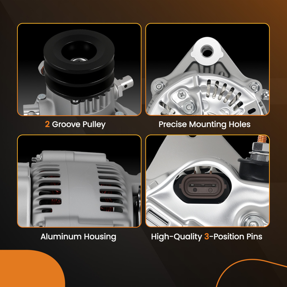 Alternator compatible for Toyota HiAce HiLux LN106 LN107 LN111 LN167 LN172 3L 5L Diesel 12V