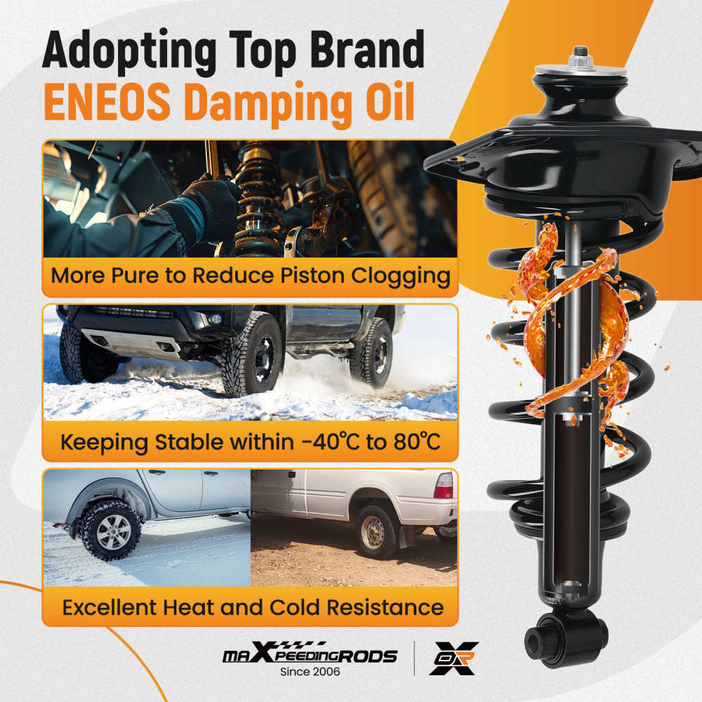 Suspension Rear Struts Absorbers compatible for Chevrolet Camaro V8 2010-2015 173030L