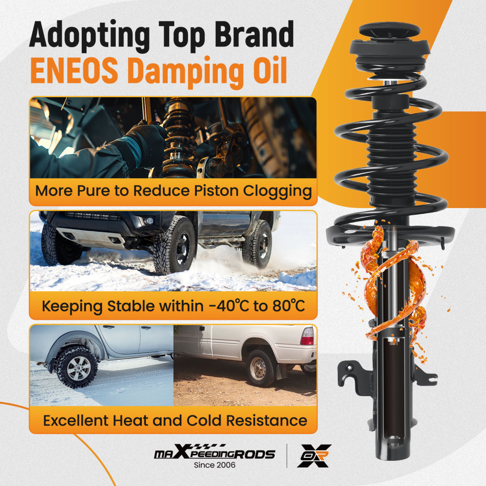 FrontRear Quick Complete Struts compatible for Chevrolet Camaro SS V8 2013-2015