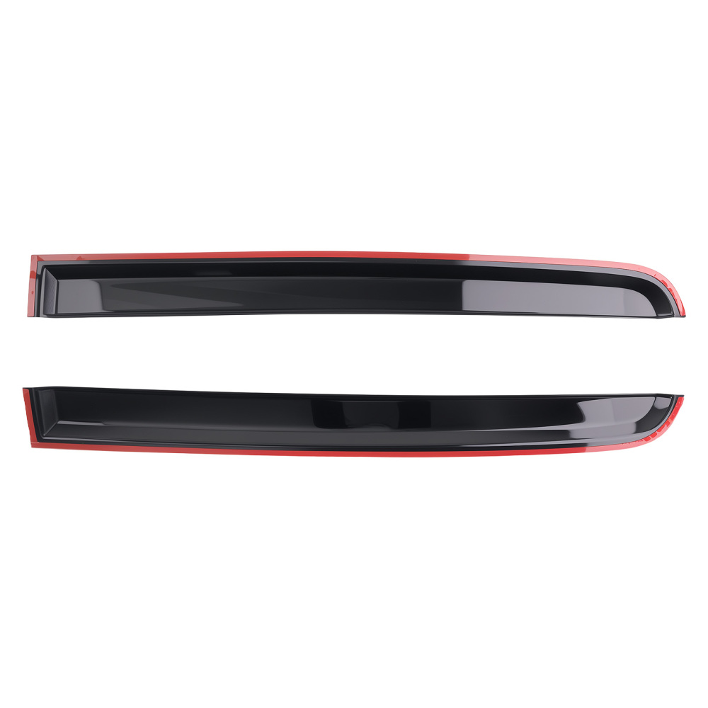 Door Rain Shields compatible for Ford Ranger Dual Cab 2022-2024 Weather Guards Black 4PC