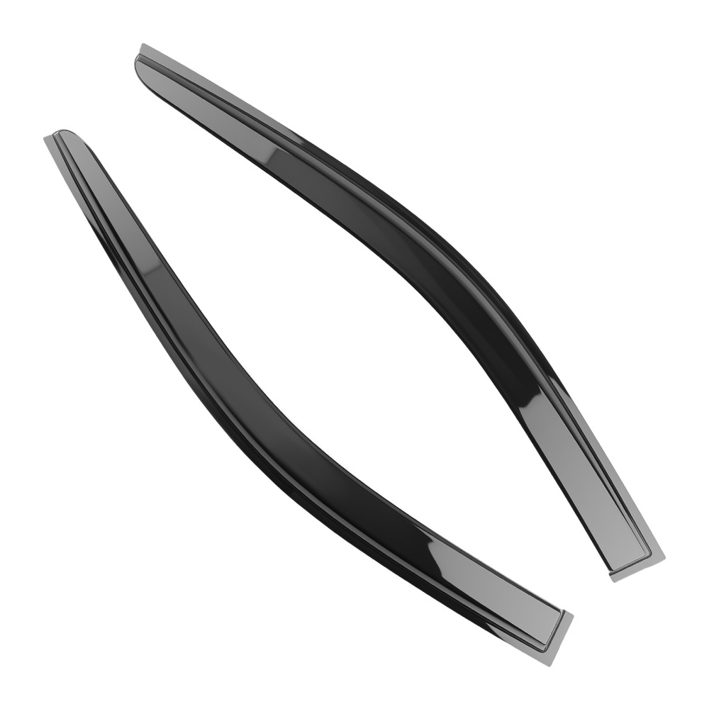 Door Rain Shields compatible for Ford Ranger Dual Cab 2022-2024 Weather Guards Black 4PC