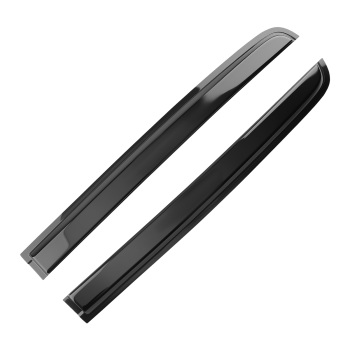 Door Rain Shields compatible for Ford Ranger Dual Cab 2022-2024 Weather Guards Black 4PC