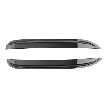 4PC Rain Guard Deflectors compatible for Chevy Silverado GMC Sierra Crew Cab 07-14