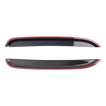 4PC Rain Guard Deflectors compatible for Chevy Silverado GMC Sierra Crew Cab 07-14