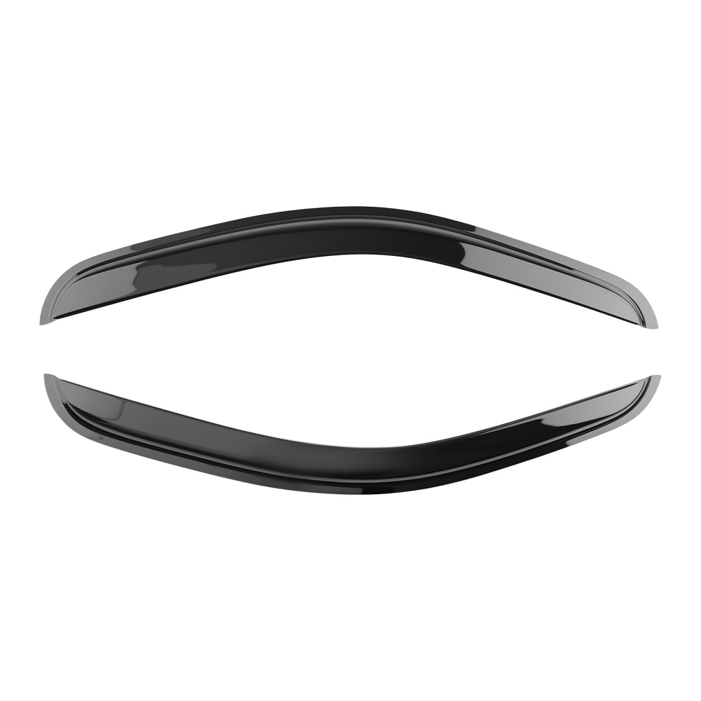 4PC Rain Guard Deflectors compatible for Chevy Silverado GMC Sierra Crew Cab 07-14