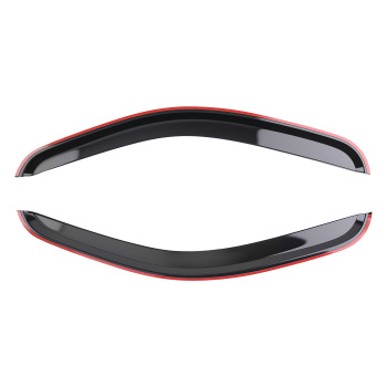 4PC Rain Guard Deflectors compatible for Chevy Silverado GMC Sierra Crew Cab 07-14