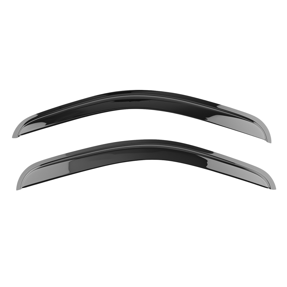 4PC Rain Guard Deflectors compatible for Chevy Silverado GMC Sierra Crew Cab 07-14