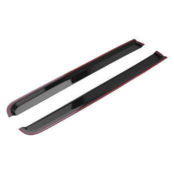 4PC Side Window Deflectors compatible for Chevy Silverado Crew Cab 2014-2019 Outside Mount