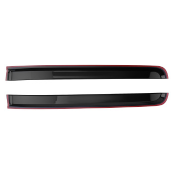 4PC Side Window Deflectors compatible for Chevy Silverado Crew Cab 2014-2019 Outside Mount