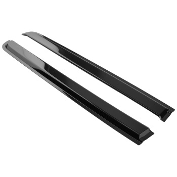 4PC Side Window Deflectors compatible for Chevy Silverado Crew Cab 2014-2019 Outside Mount