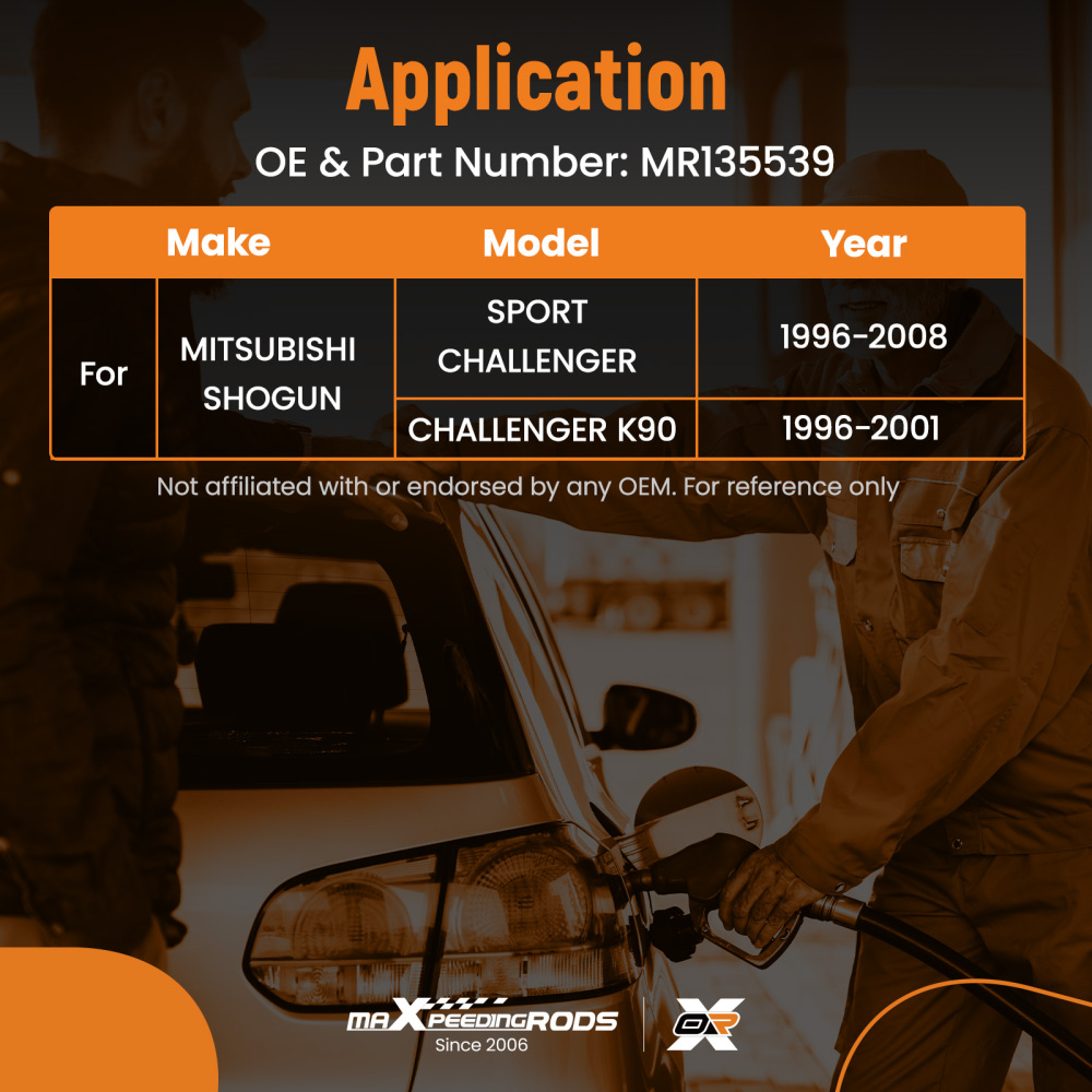 Fuel Tank Filler Neck Pipe compatible for MITSUBISHI SHOGUN SPORT CHALLENGER 2.5 2.8 3.0