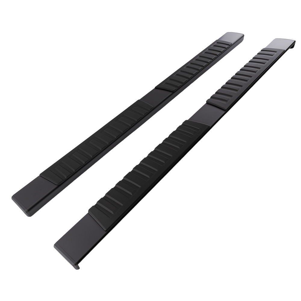 Non-Slip Black Running Board compatible for Nissan Titan Crew Cab 2004-24 Aluminum