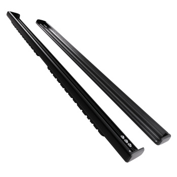 Non-Slip Black Running Board compatible for Nissan Titan Crew Cab 2004-24 Aluminum