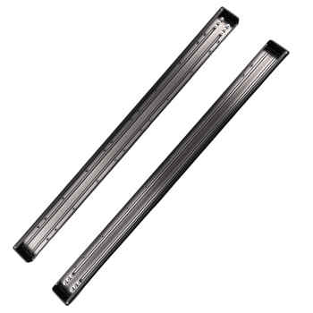 Non-Slip Black Running Board compatible for Nissan Titan Crew Cab 2004-24 Aluminum