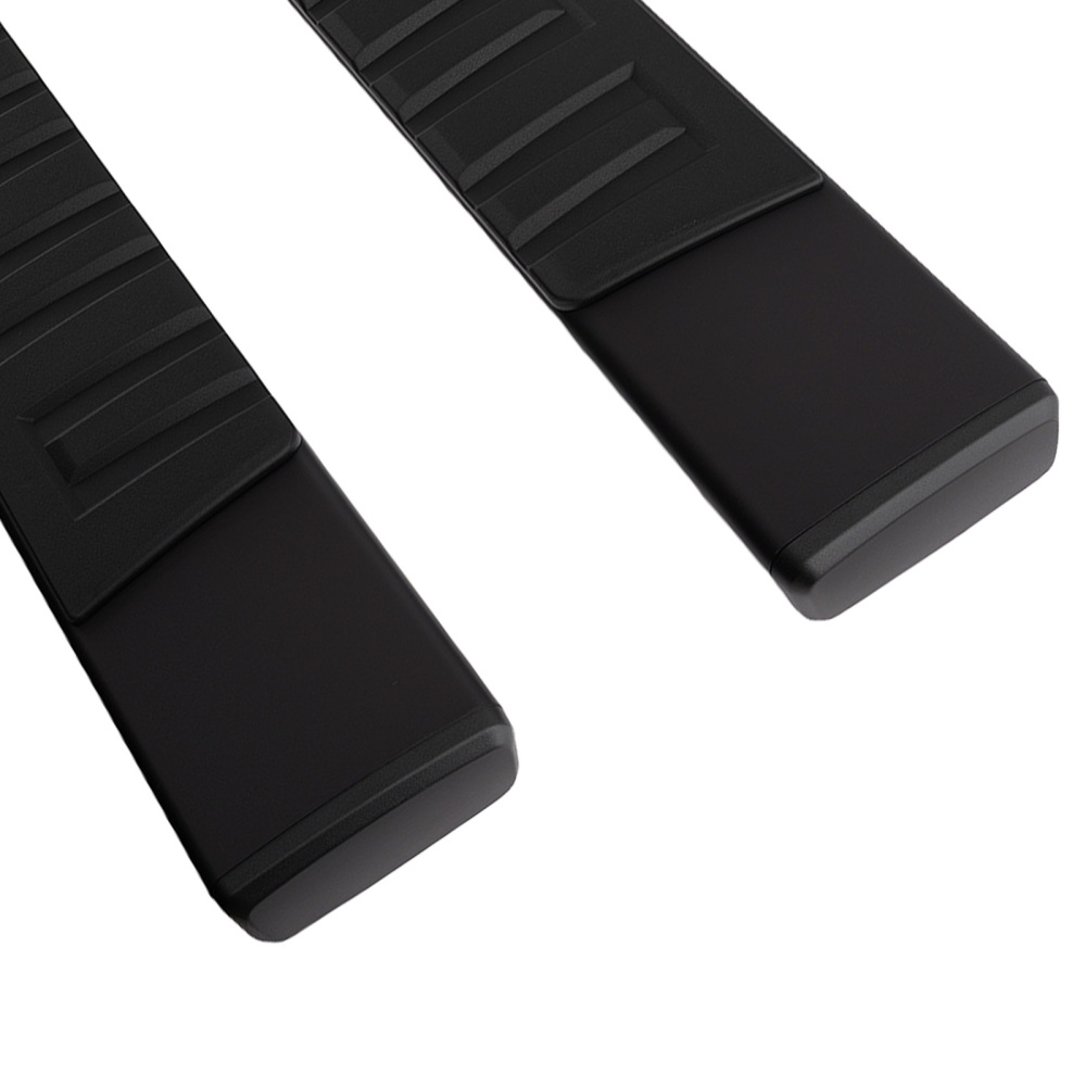 Non-Slip Black Running Board compatible for Nissan Titan Crew Cab 2004-24 Aluminum