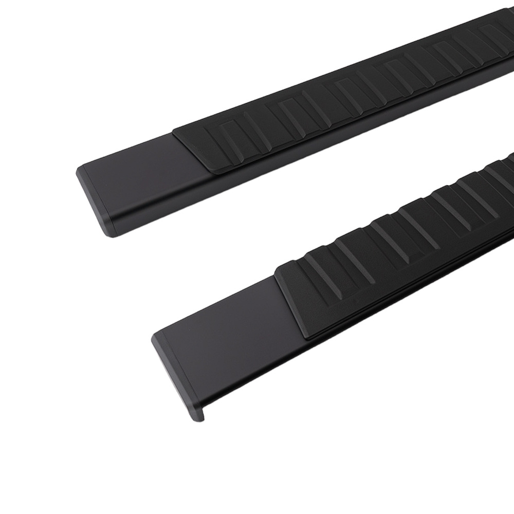 Non-Slip Black Running Board compatible for Nissan Titan Crew Cab 2004-24 Aluminum