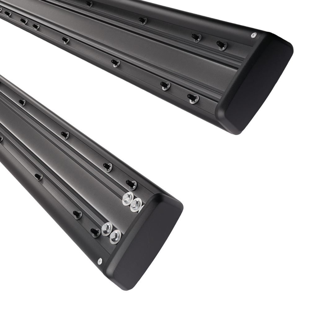 Non-Slip Nerf Bar compatible for Toyota Tundra Double Cab 2007-2021 Aluminum Black