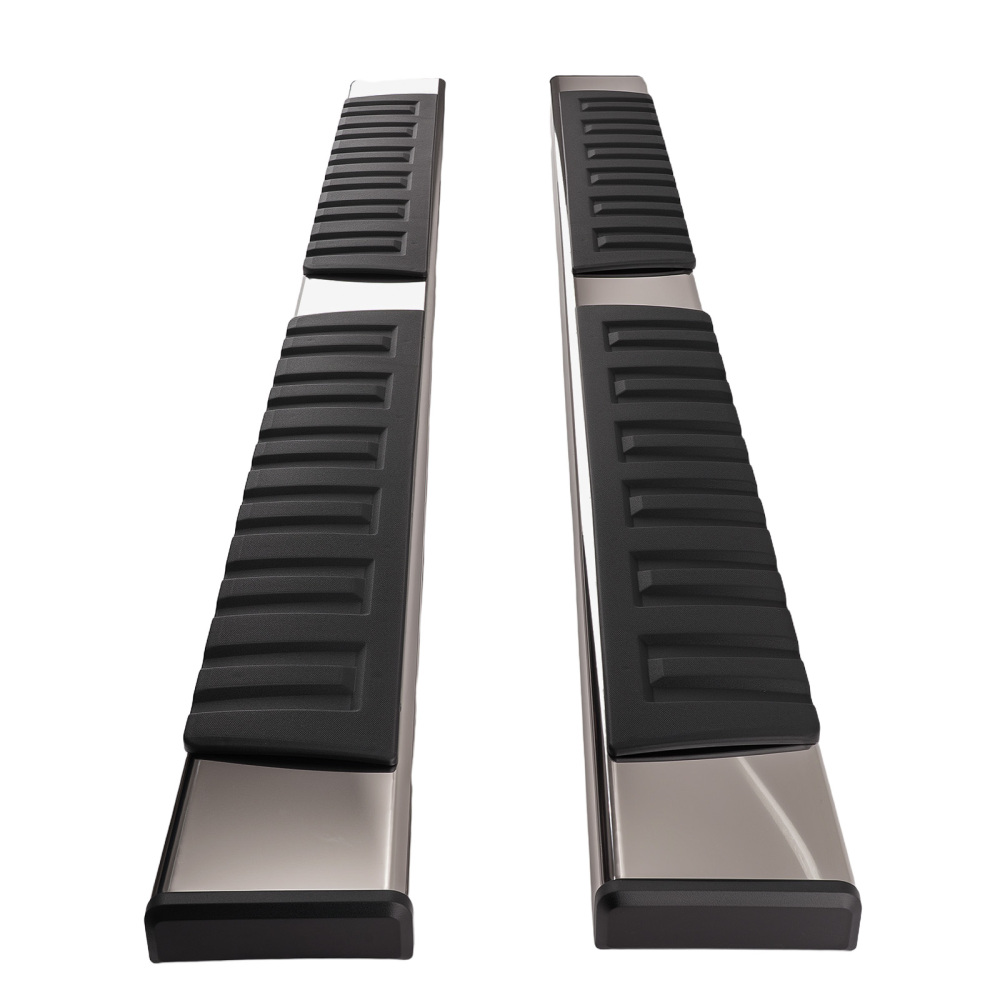 6 Running Board compatible for Toyota Tundra Double Cab 2007-2021 Black 195cm