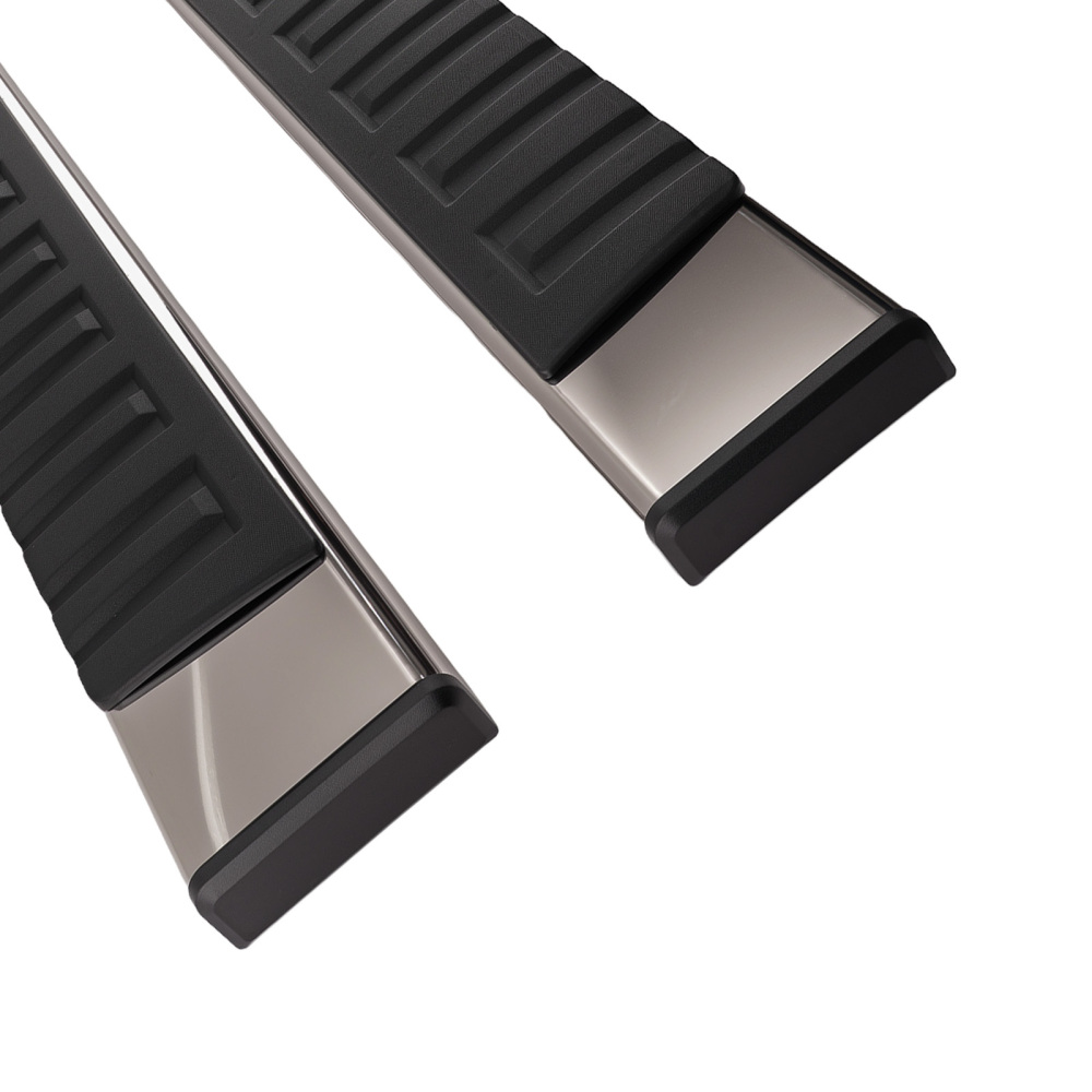 6 Running Board compatible for Toyota Tundra Double Cab 2007-2021 Black 195cm