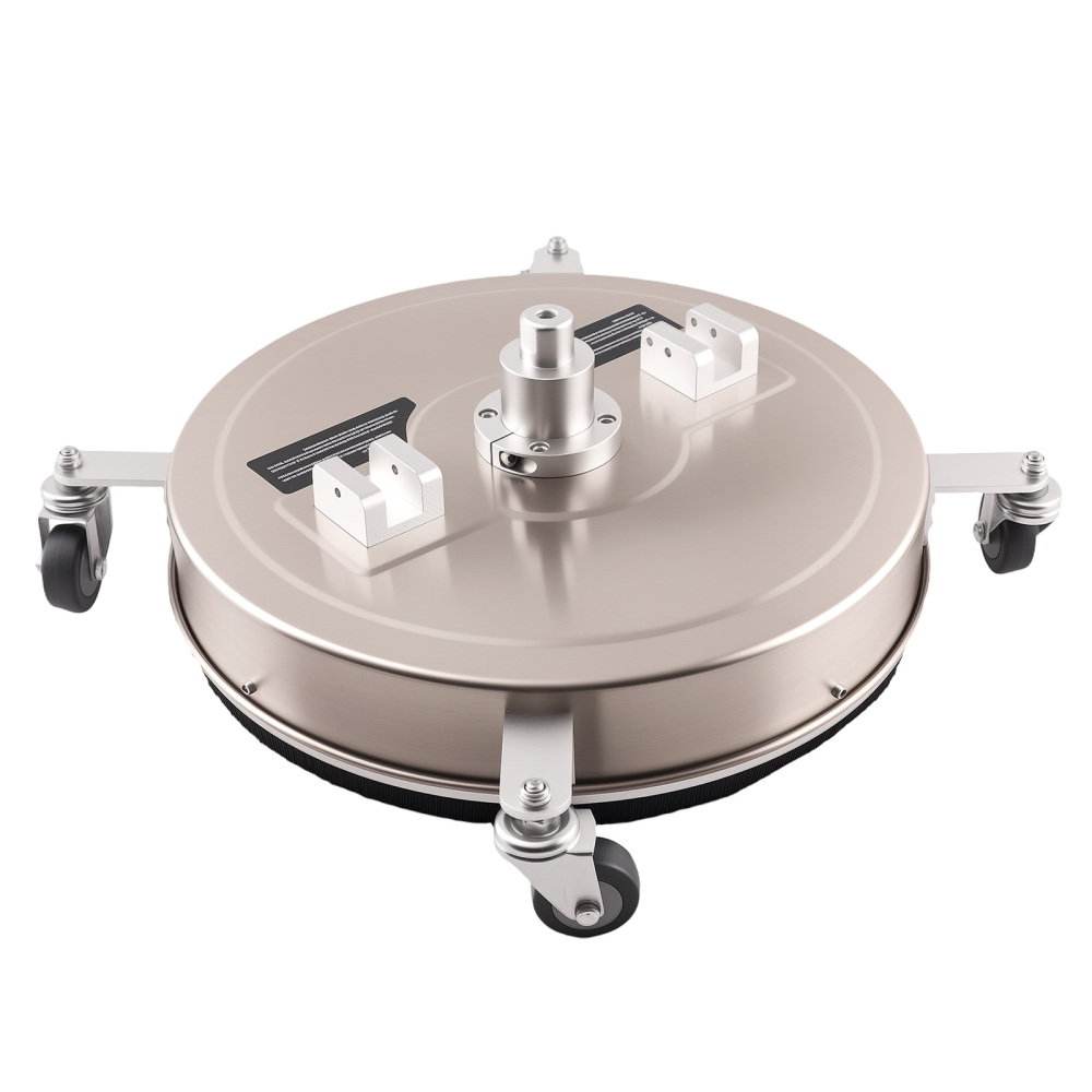 20 In 4500PSI Pressure Washer Surface Cleaner Stainless Steel 4 Wheels